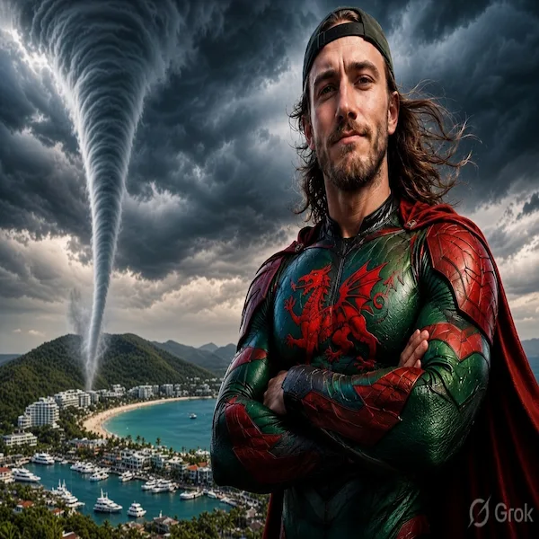 Tornado Toby — artist in Airlie Beach