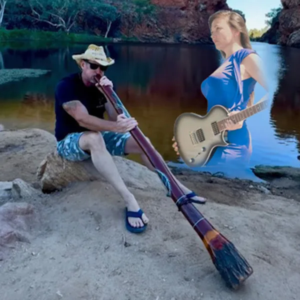 Gettin Didgee & Serena Storm — artist in Airlie Beach