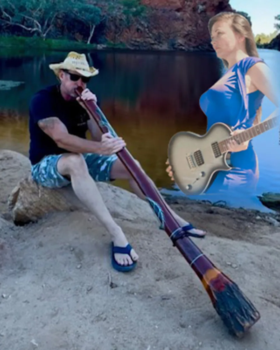 Gettin Didgee & Serena Storm — artist in Airlie Beach